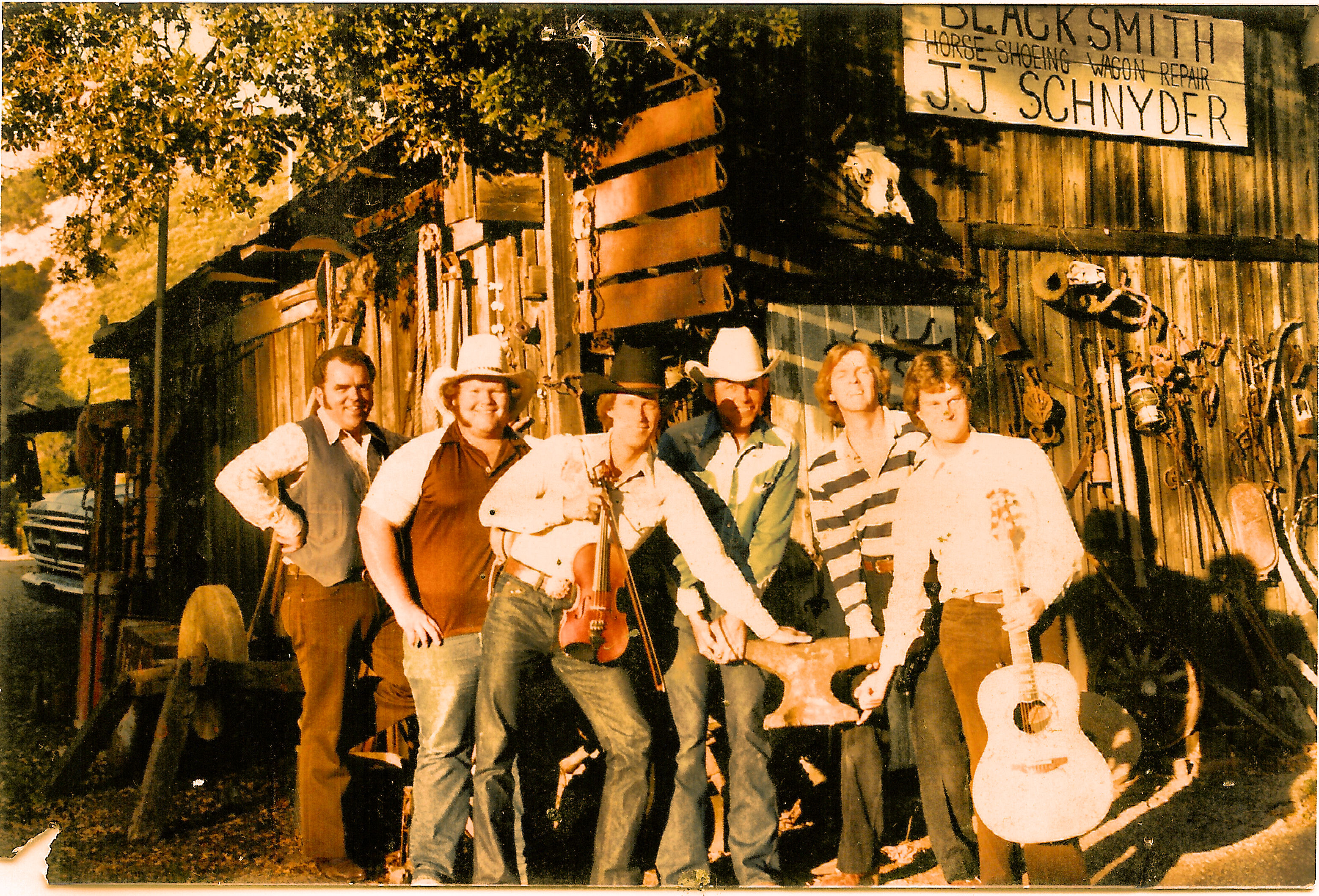The Lucky Horseshoe Band in the 1980s