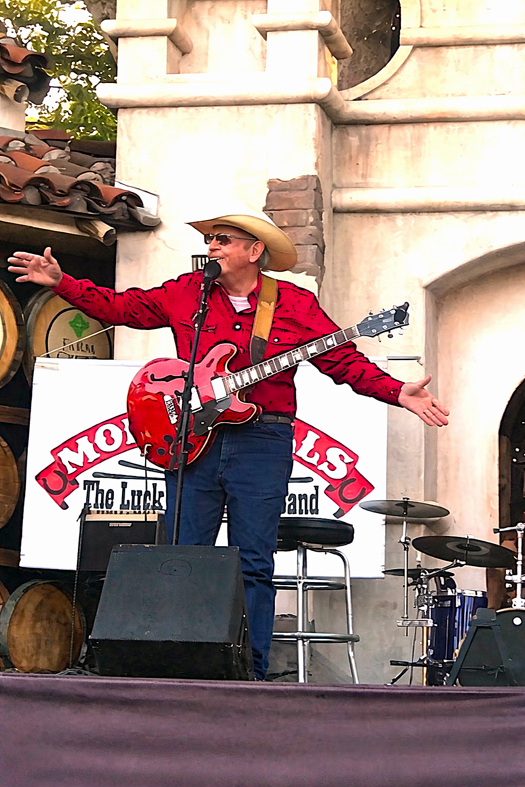 Monte Mills performing on mission steps