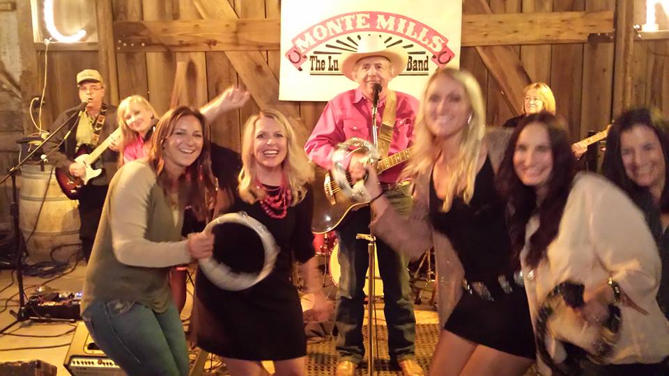 Monte Mills with guest tamborine players