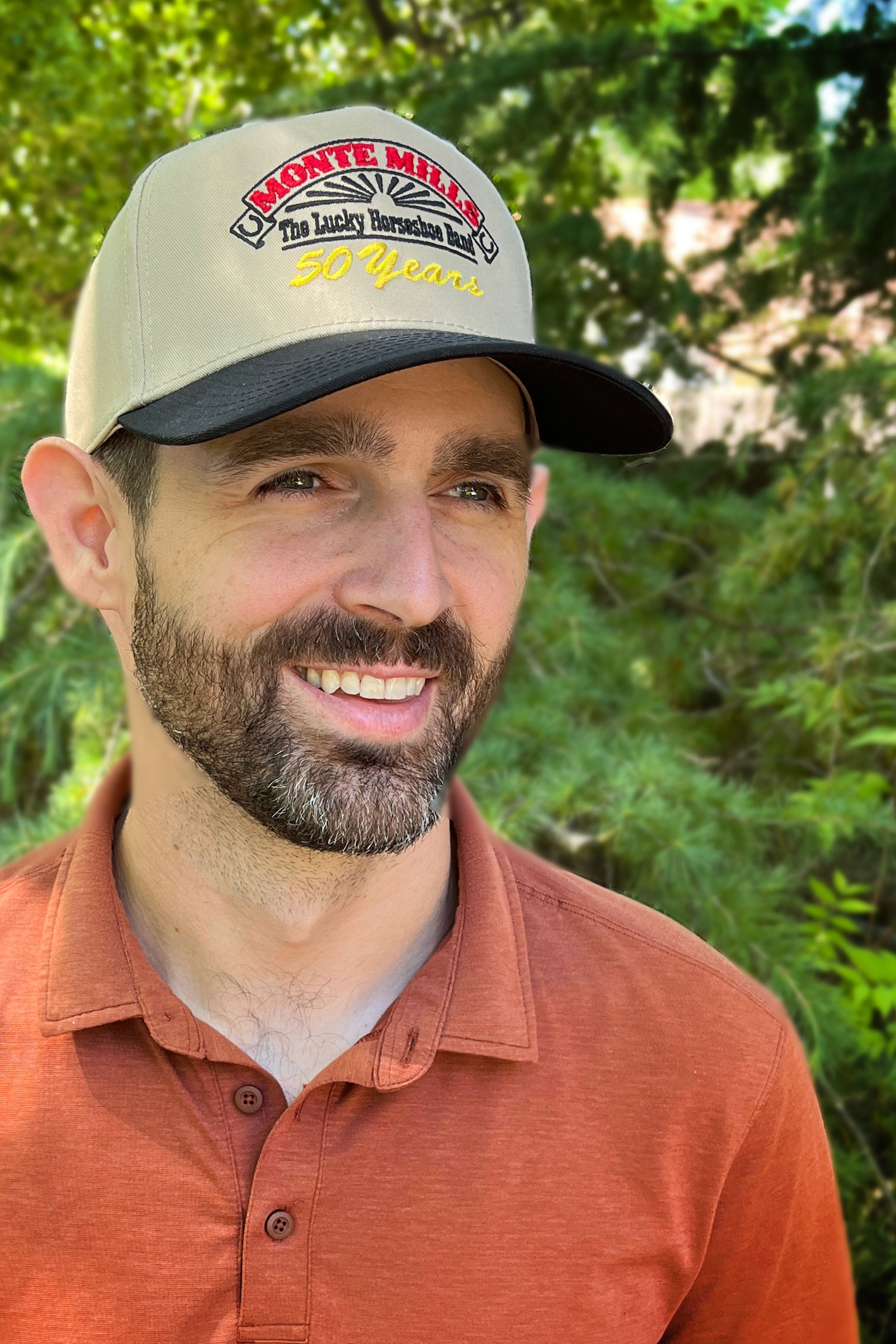 Monte Mills 50th hat-AB